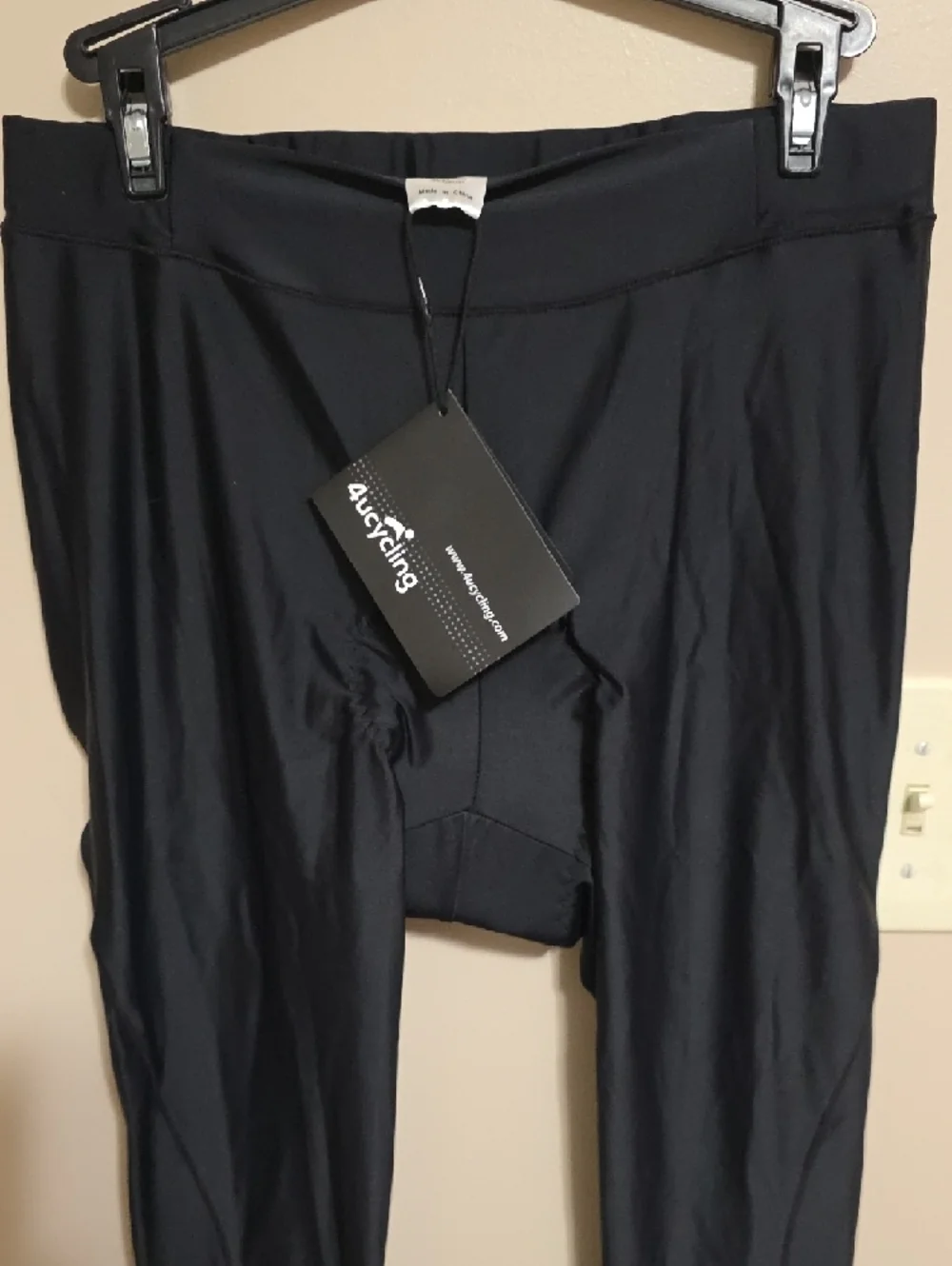 Women's Black Cycling Shorts - Picture 2 of 8